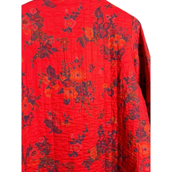 Vintage Jacket Quilted Prairie USA Union Made 1970s Handmade Pockets Large - Picture 10 of 10